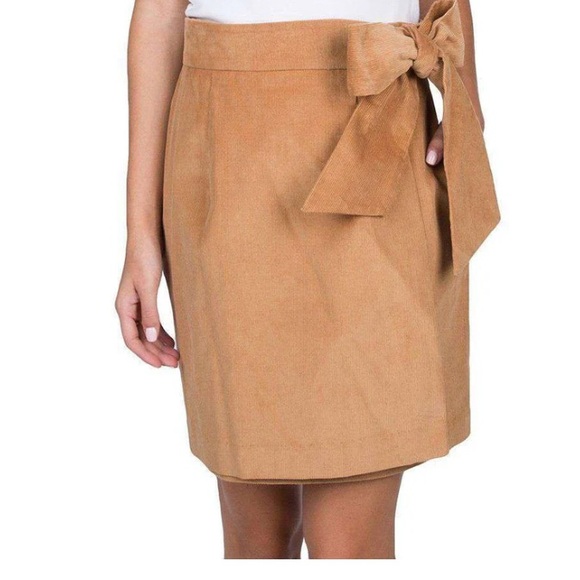 Lauren James Dresses & Skirts - Corduroy Wrap Skirt in Camel by Lauren James Size Medium